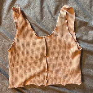 light pink crop top
